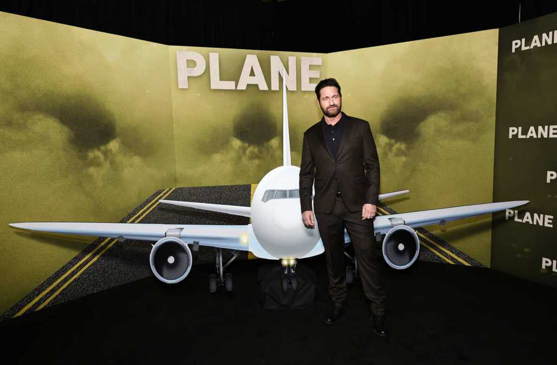 Gerard Butler attends the "Plane" New York Screening at AMC Lincoln Square Theatre in New York City Gerard Butler attends the "Plane" New York Screening at AMC Lincoln Square Theatre in New York City