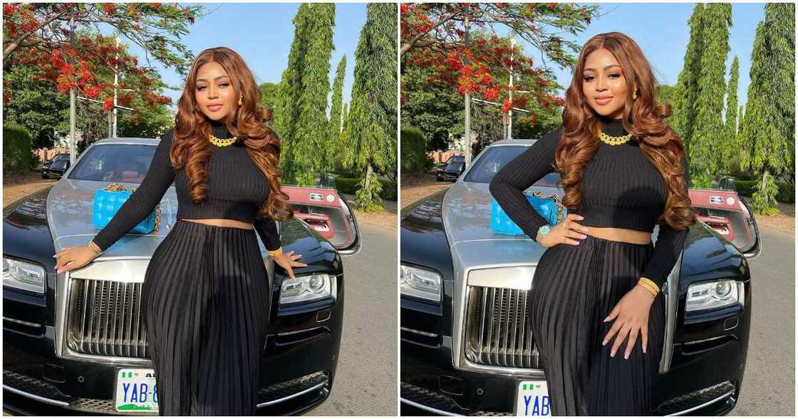 Regina Daniels in beautiful photos.