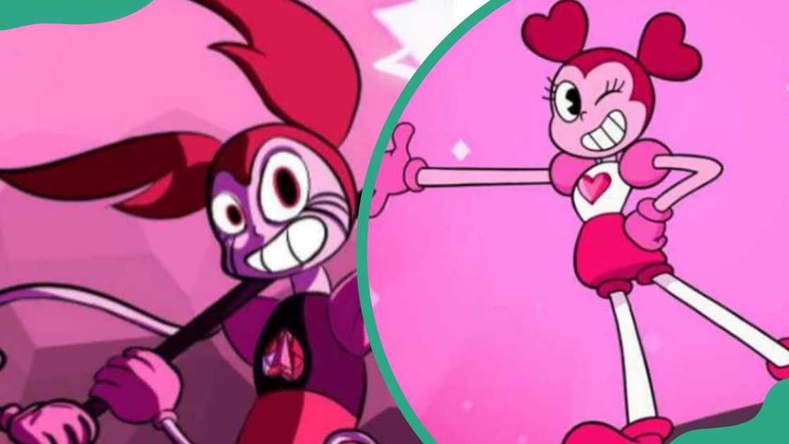Spinel, a pink Gem with long rubbery limbs