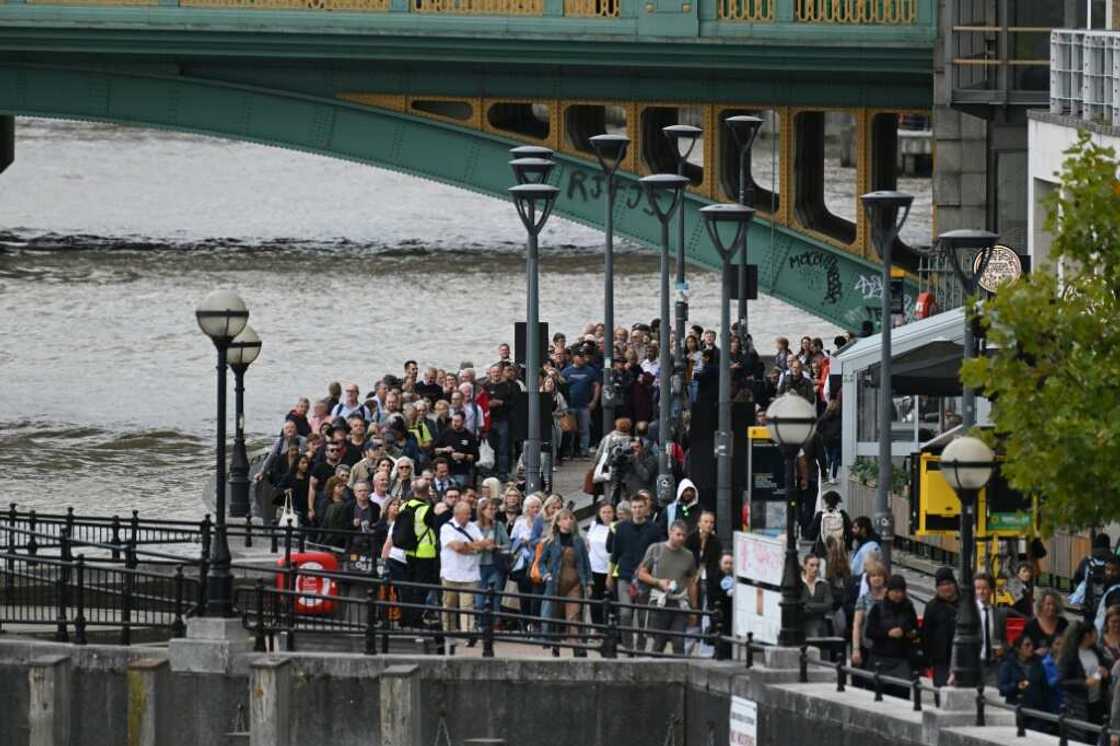 The queen's death has triggered an outpouring of emotion with tens of thousands queueing for hours to pay their respects