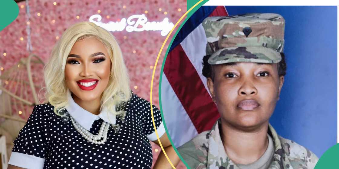 Nigerian actress Princess Chineke joins the United States Army