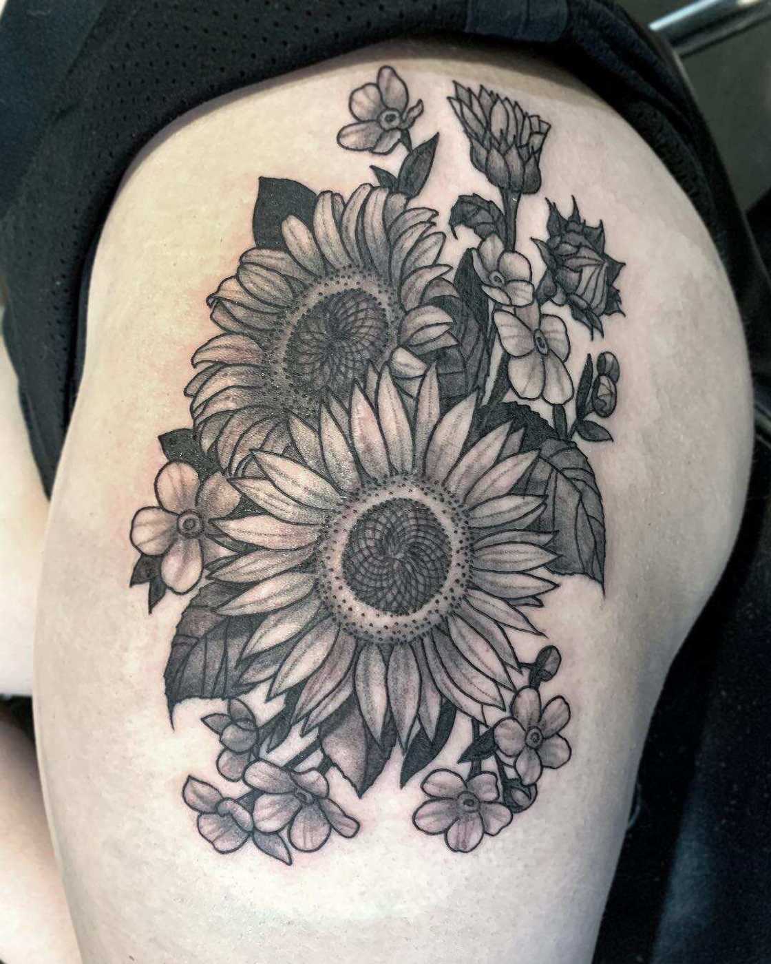 Sunflower tattoo Sunflower tattoo