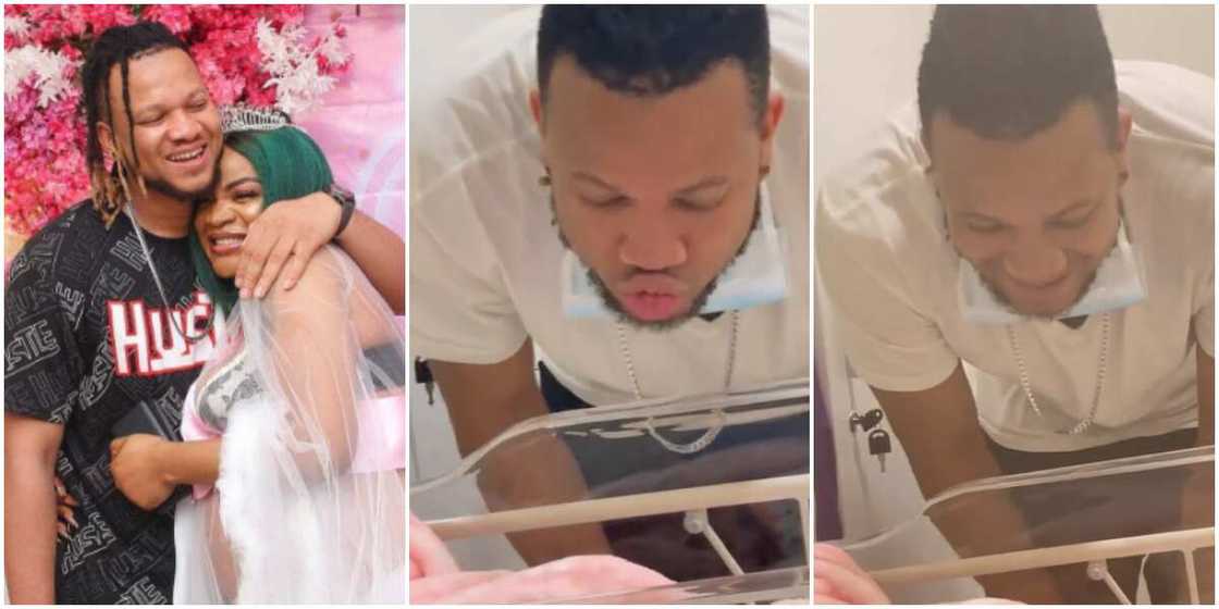 Bobby Maris blows his baby kisses Bobby Maris blows his baby kisses