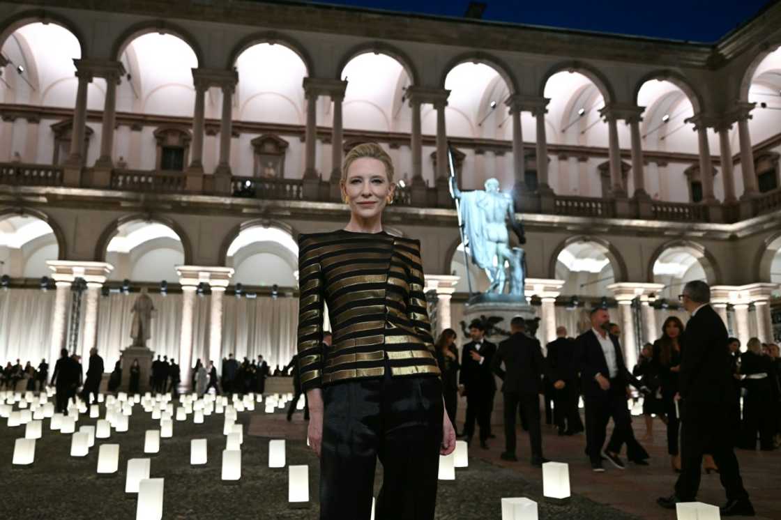 'There's a lot of memories here tonight,' Blanchett told AFP