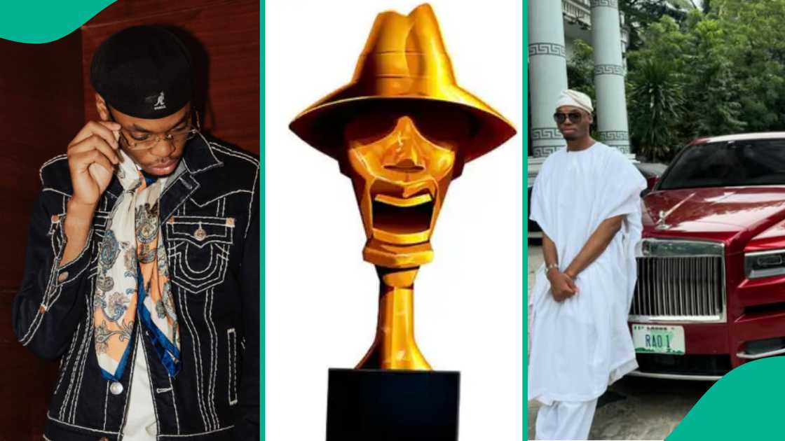 Billionaire's son Raheem Okoya blasts Headies Award. Billionaire's son Raheem Okoya blasts Headies Award.