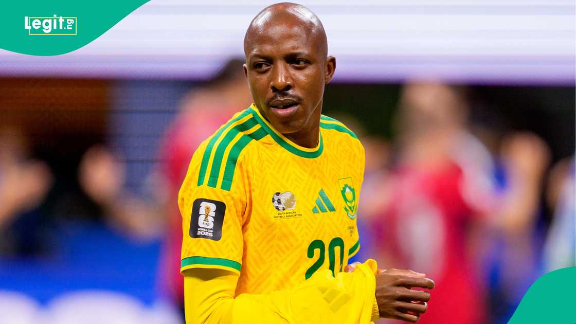 Khuliso Mudau, Bafana Bafana, South Africa, South Korea, 2026 FIFA World Cup. Khuliso Mudau, Bafana Bafana, South Africa, South Korea, 2026 FIFA World Cup.