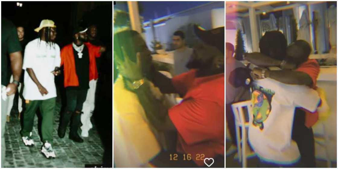 Davido and Stonebwoy Davido and Stonebwoy