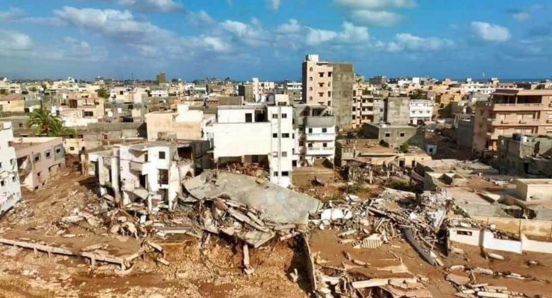 Ambaliyar ruwa ta halaka mutane da dama a ƙasar Libya Ambaliyar ruwa ta halaka mutane da dama a ƙasar Libya