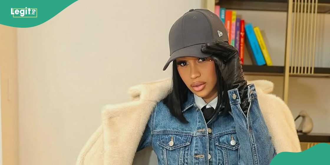 Cardi B attends Paris Fashion Week in floor sweeping dress Cardi B attends Paris Fashion Week in floor sweeping dress