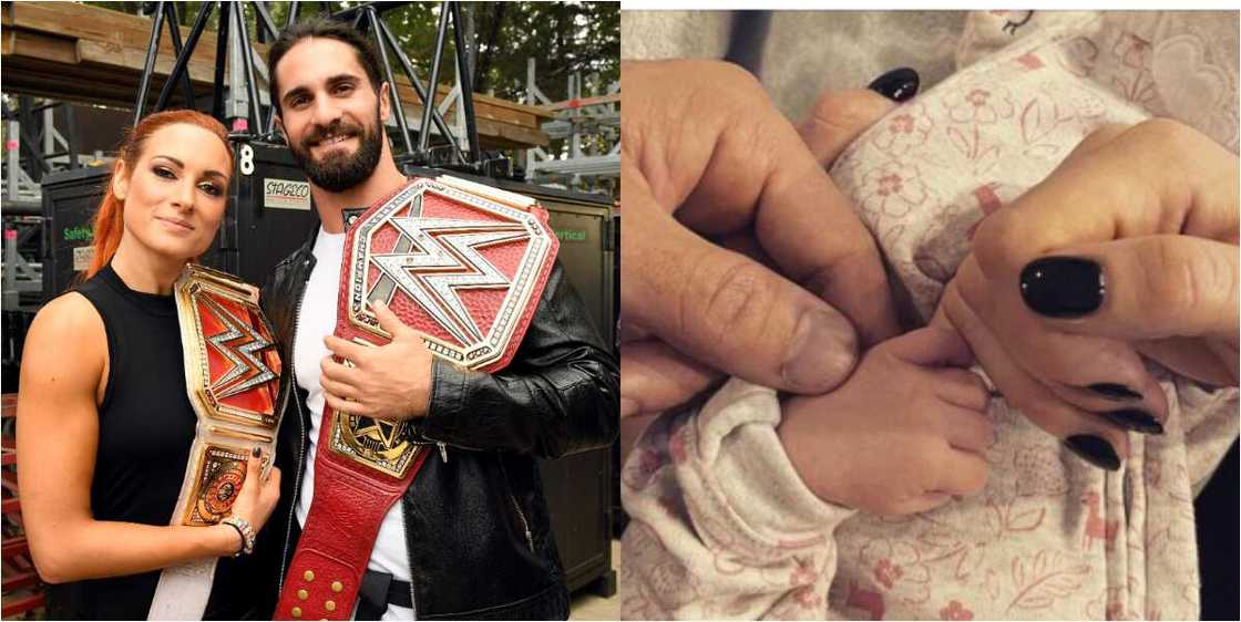 Beck Lynch and Seth Rollins welcome first child, Roux