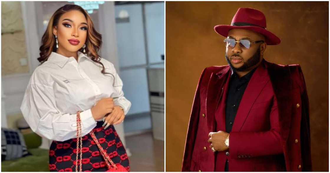 Tonto Dikeh and Churchill Tonto Dikeh and Churchill