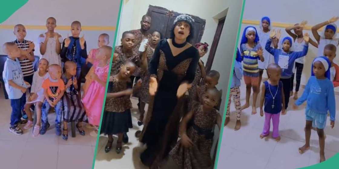 Mother of 9 children dances in video Mother of 9 children dances in video