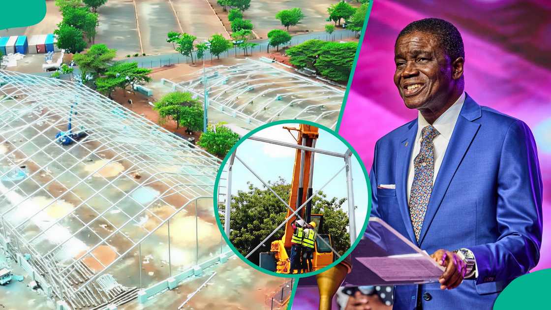 Reactions as Bishop David Abioye unveils his church building under construction