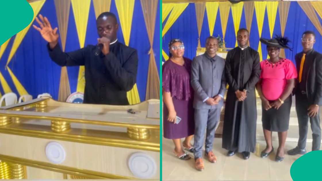 Catholic priest visits Redeemed Church branch in trending video, social media users react Catholic priest visits Redeemed Church branch in trending video, social media users react