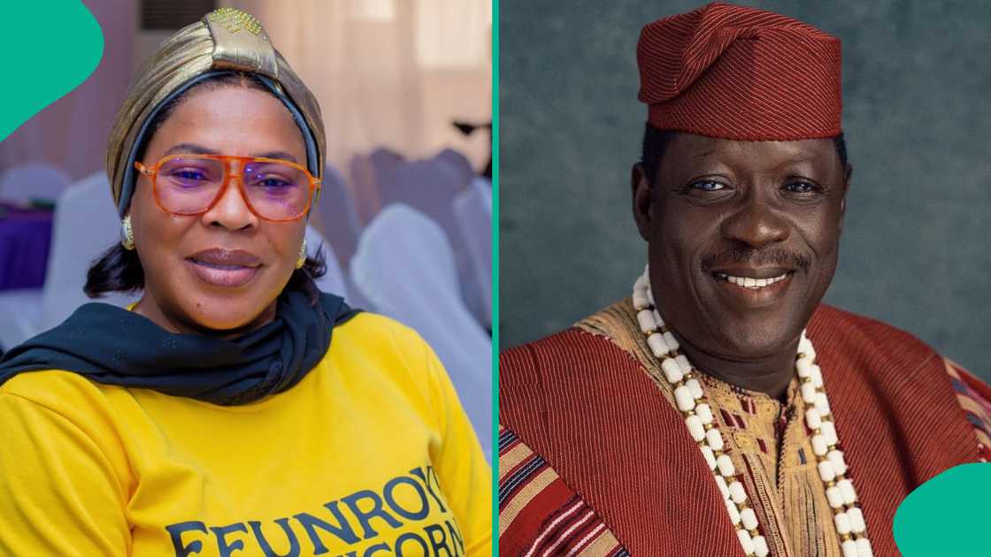 Faithia Balogun attends Taiwo Hassan Ogogo's 8-day Fidau prayer in Ilaro.