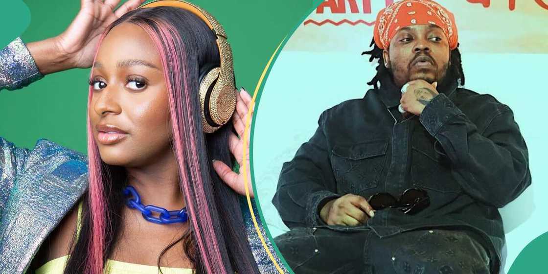 Cuppy links up with Olamide. Cuppy links up with Olamide.