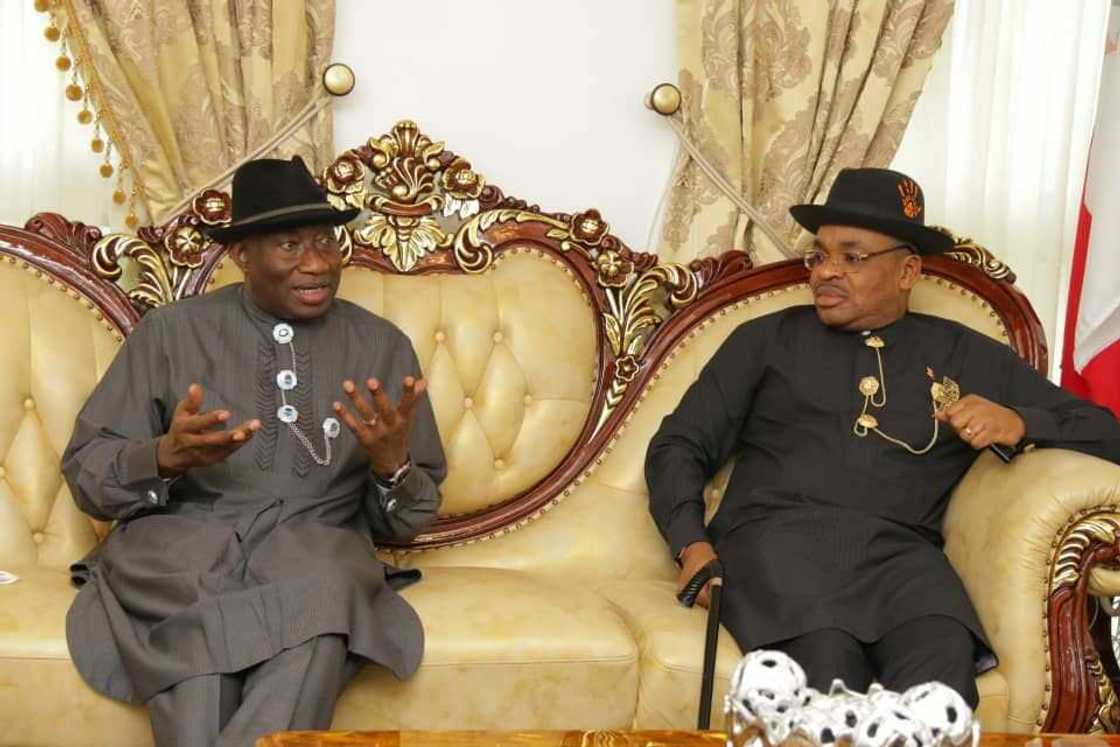 Udom Emmanuel and Goodluck Jonathan