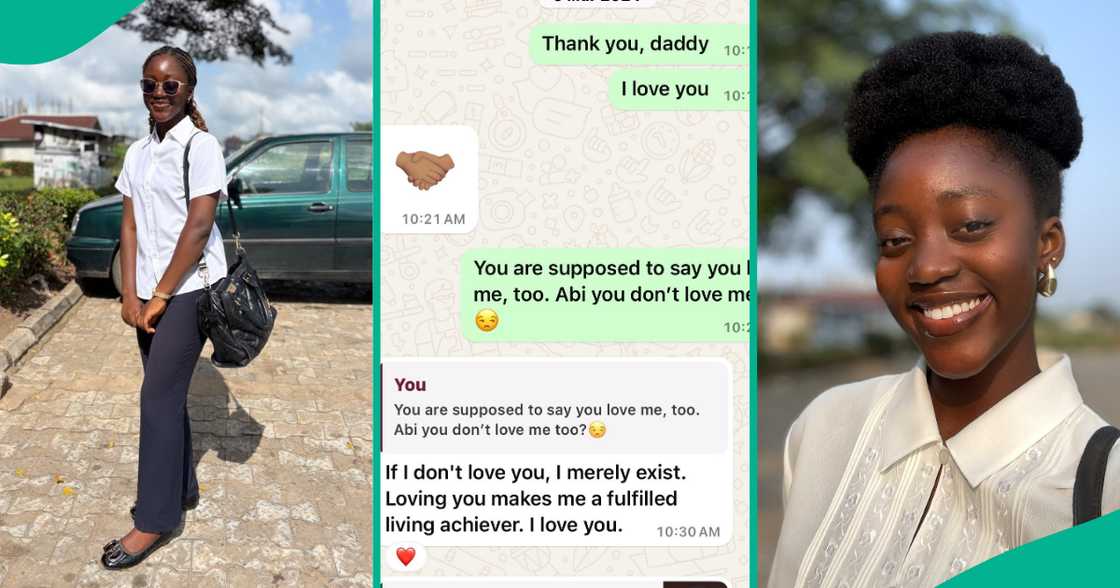 Lady makes public emotional message dad sent to her before he died