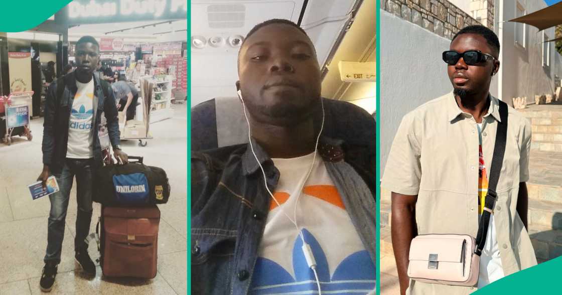Man shares throwback photos 10 years after leaving Nigeria.