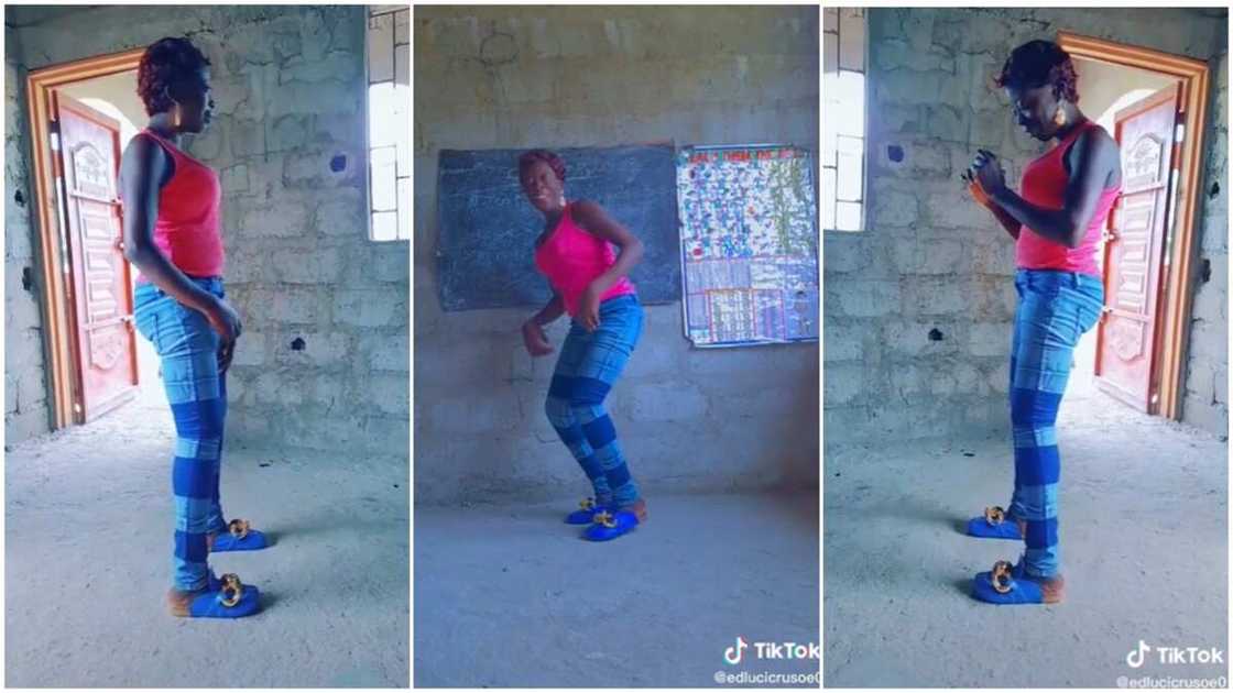 Dancing gently/rocking to music without moving much. Dancing gently/rocking to music without moving much.