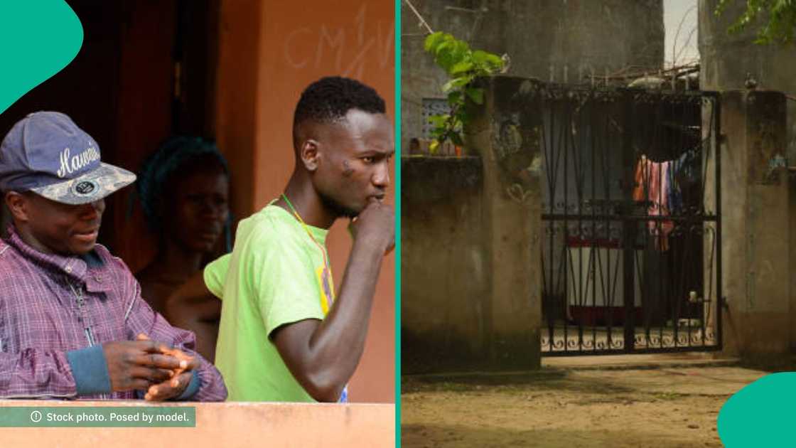 A Nigerian man shared how he and his co-tenants locked their strict landlord outside the main gate
