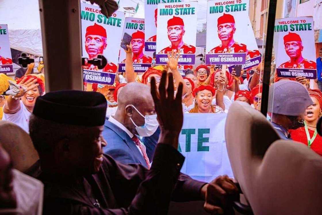 2023: Osinbajo visists Imo state, declares there is a lot to be done