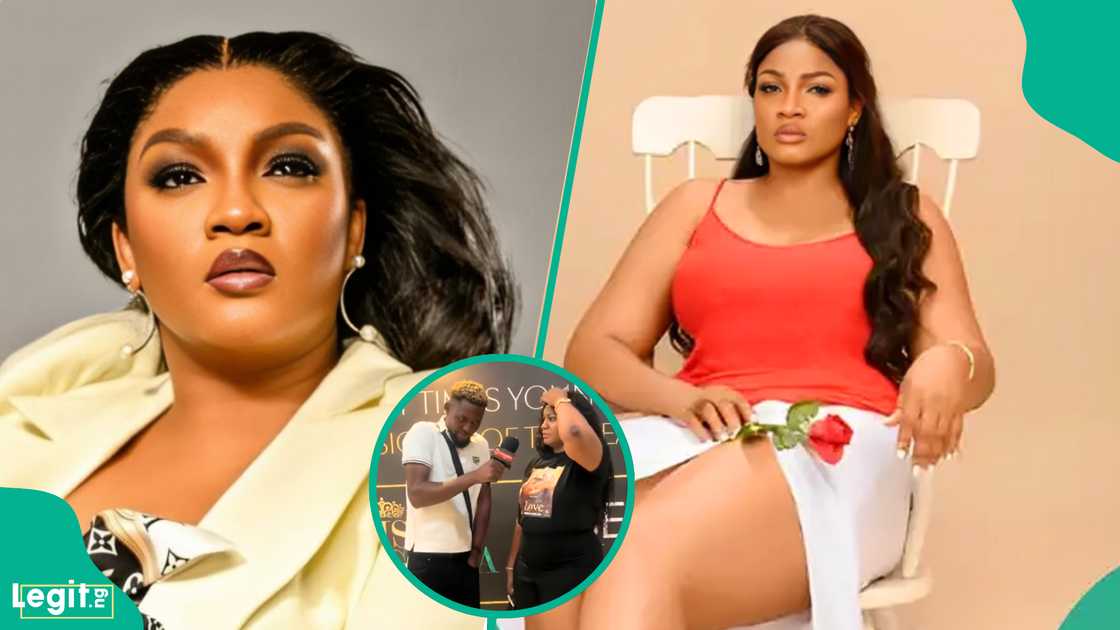 Awkward exchange between Omotola Jalade Ekeinde and presenter leaves fans divided