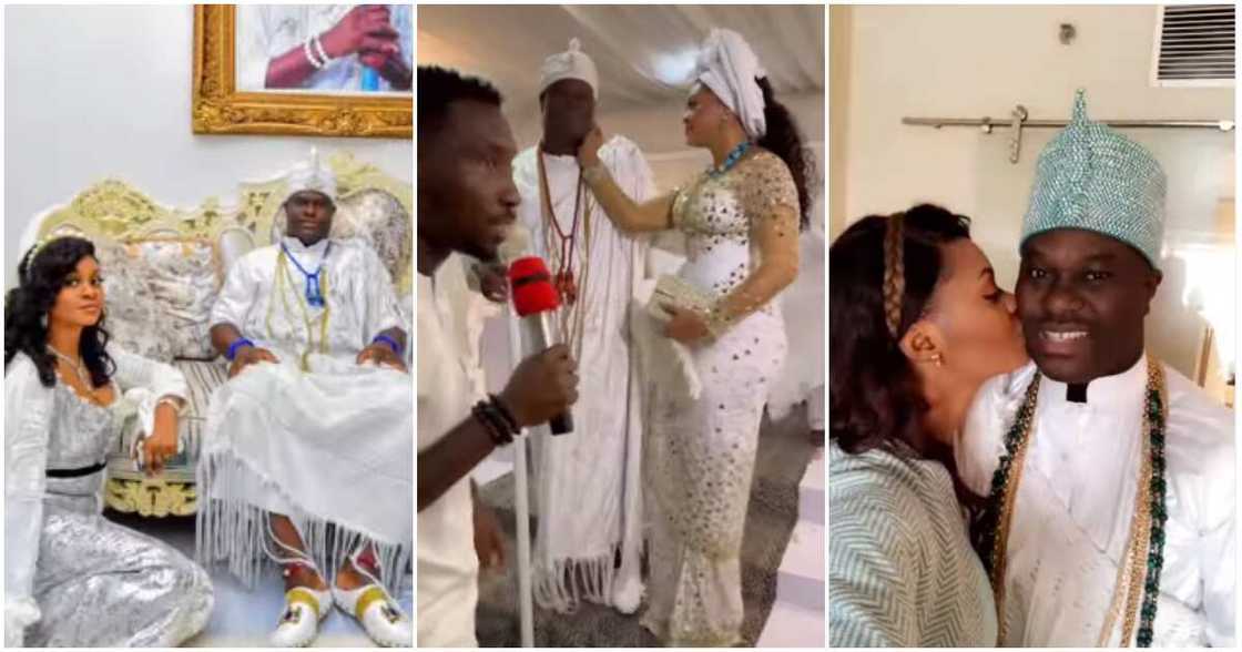 Ooni of Ife's 3rd wife Olori Tobi thanks him. Ooni of Ife's 3rd wife Olori Tobi thanks him.