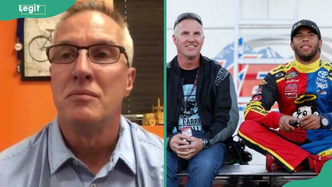 Bubba Wallace’s father Darrel Wallace and Bubba Bubba Wallace’s father Darrel Wallace and Bubba
