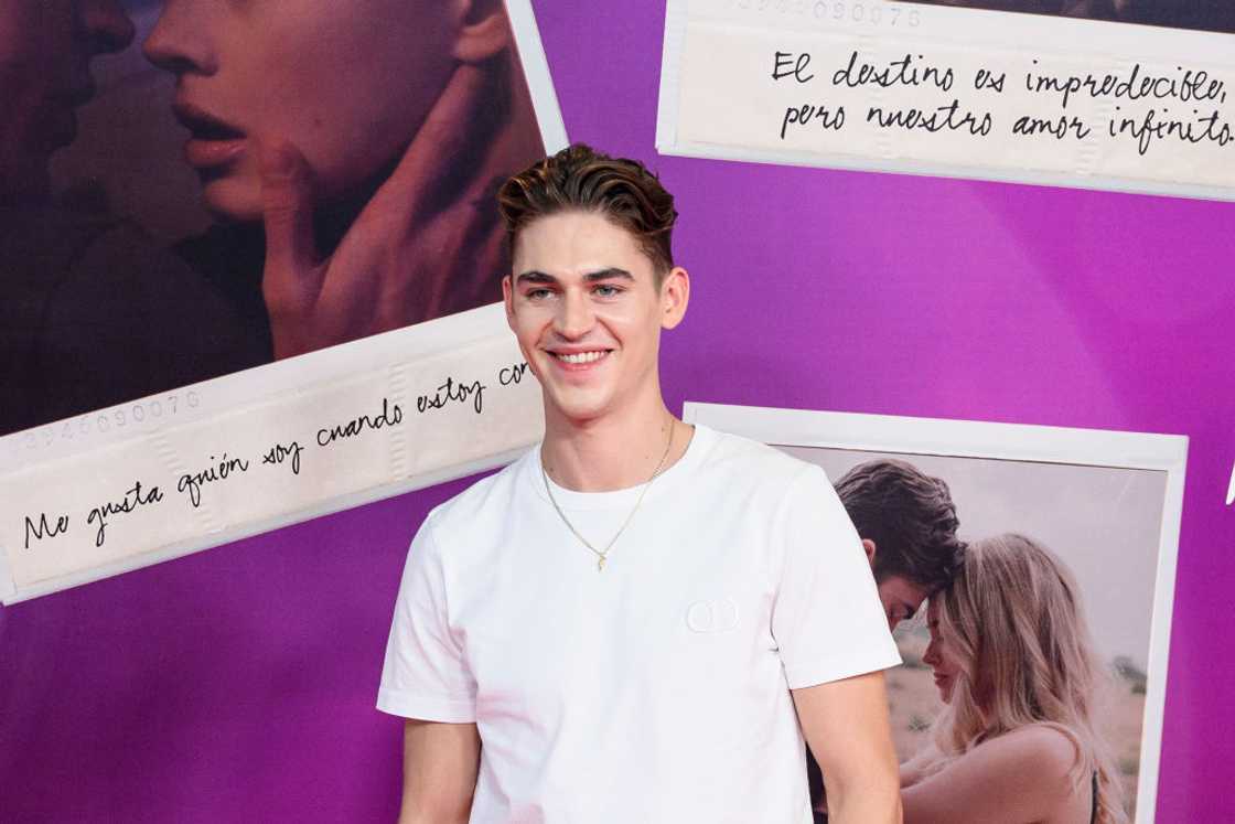Hero Fiennes Tiffin attends a film premiere in Real Madrid, Spain Hero Fiennes Tiffin attends a film premiere in Real Madrid, Spain