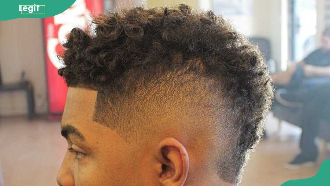 Low-cut Caesar fade