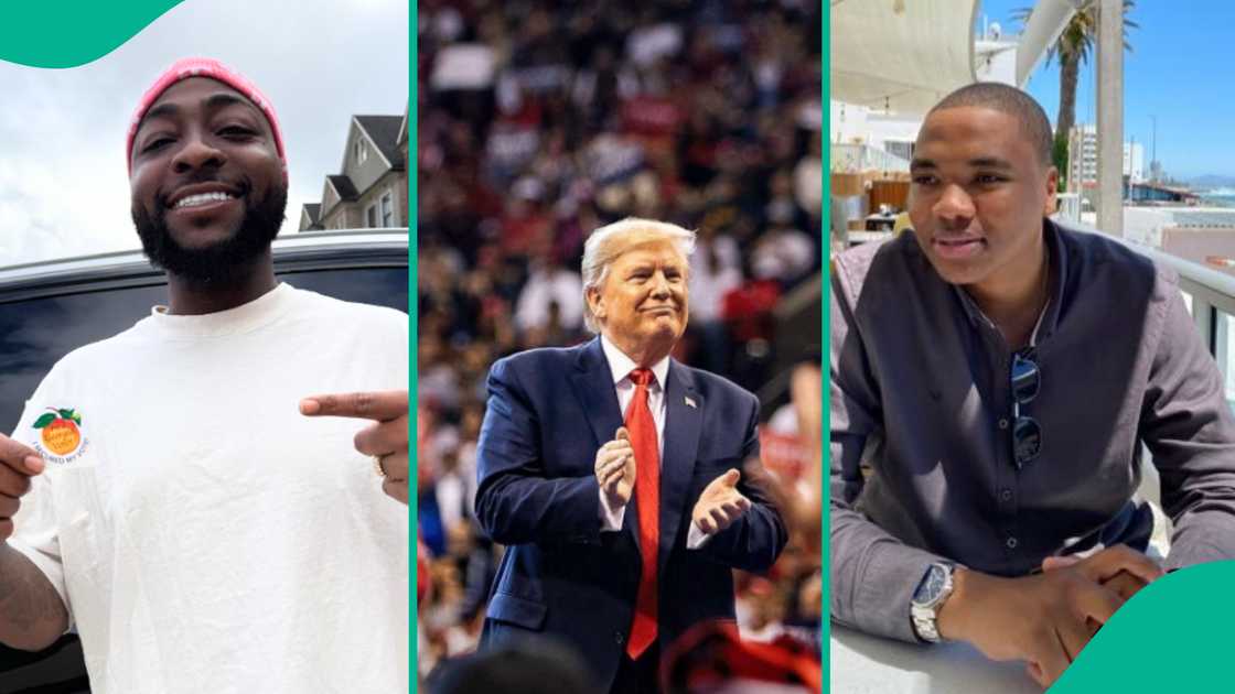 Donald Trump wins US election: South African man slams Davido for voting in America.