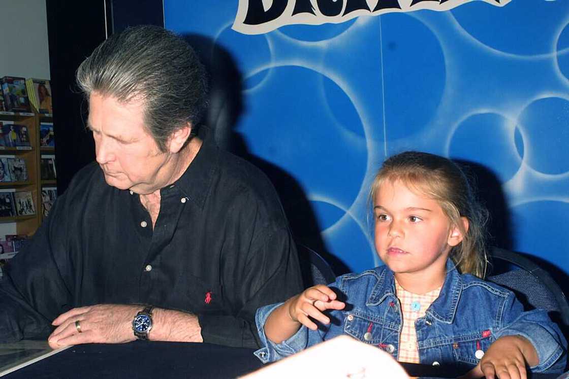 Brian Wilson and Daria at Tower Records in Lincoln Center, New York Brian Wilson and Daria at Tower Records in Lincoln Center, New York