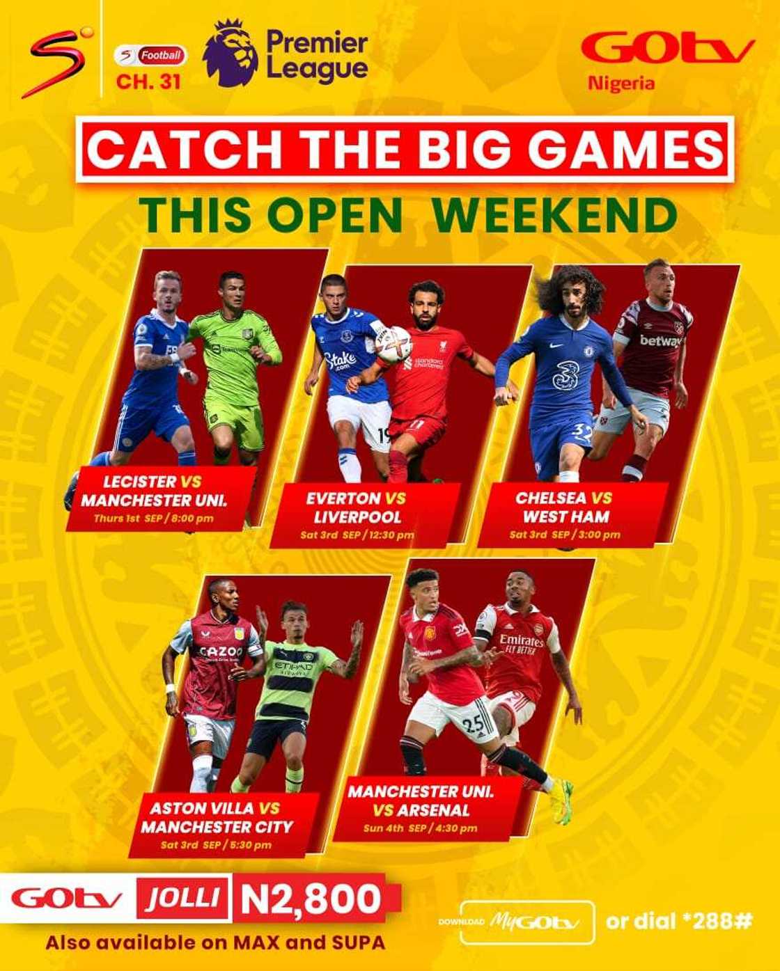 Open Weekend: Premier League Action like Never Before Comes Alive on DStv & GOtv Open Weekend: Premier League Action like Never Before Comes Alive on DStv & GOtv