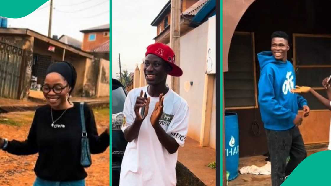 Nigerian lady comes to Nigeria to surprise her boyfriend on his birthday Nigerian lady comes to Nigeria to surprise her boyfriend on his birthday