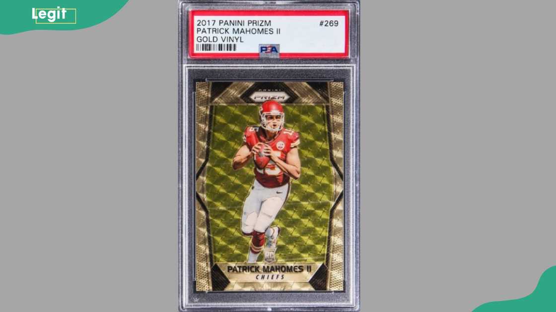 2017 Panini Prizm Gold Vinyl Patrick Mahomes II #269