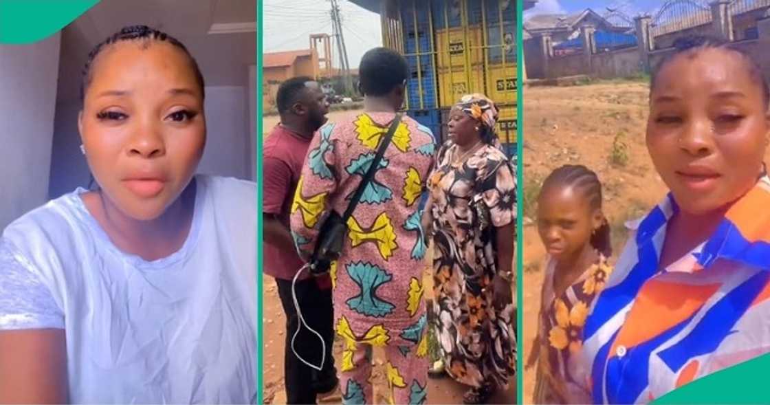 Woman resists husband who returned to claim their 10-year-old daughter.