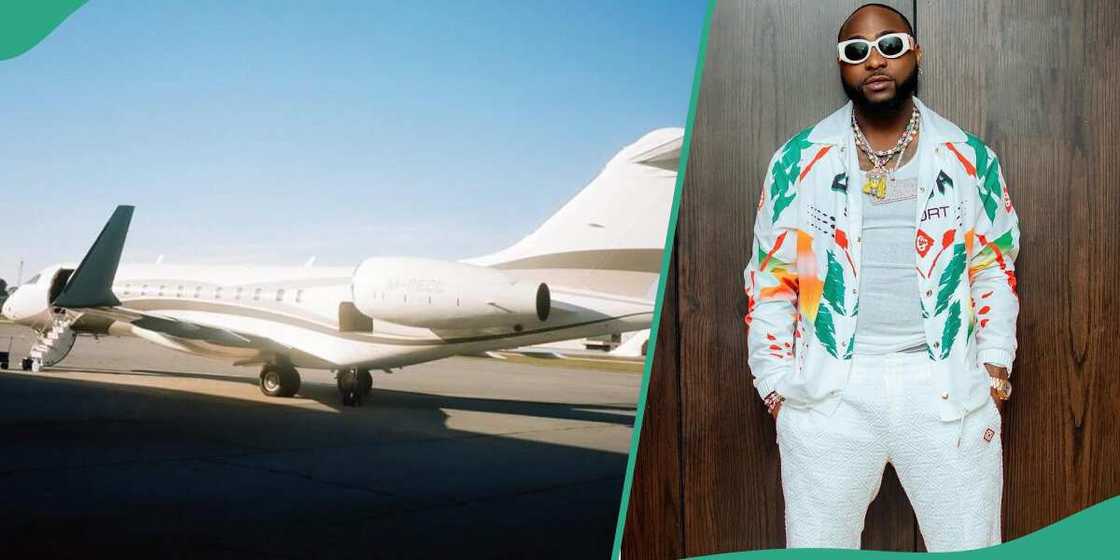 Davido and his three private jets. Davido and his three private jets.