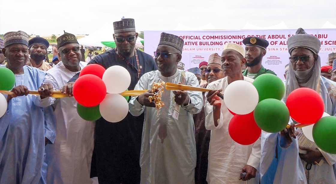 Abdul Samad Rabiu Africa Initiative (ASR Africa) donates Administrative block worth N250 million to Al-Qalam University in Katsina state.