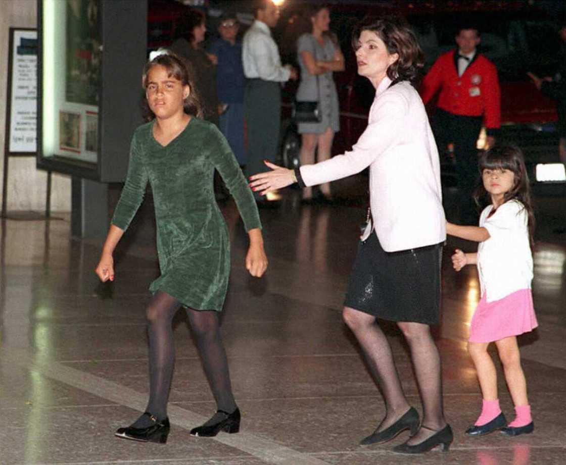 Sydney Simpson arriving for Beauty and the Beast with feminist-rights activist and attorney Gloria Allred