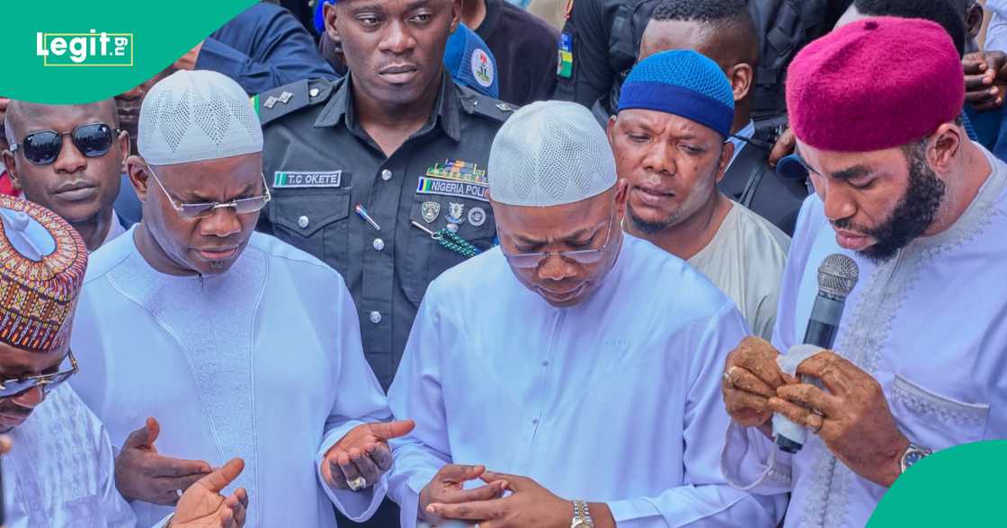 Tsohon gwamna Yahaya Bello da Usman Ododo Tsohon gwamna Yahaya Bello da Usman Ododo