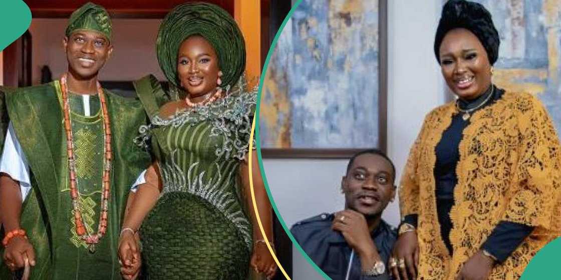 Lateef Adedimeji and wife MoBimpe Lateef Adedimeji and wife MoBimpe