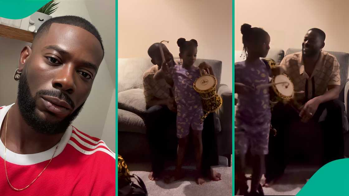 Video of Adekunle Gold and daughter Deja singing Coco Money warms hearts