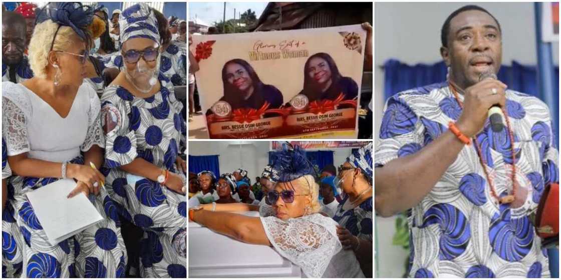 Shan George buries mum Shan George buries mum