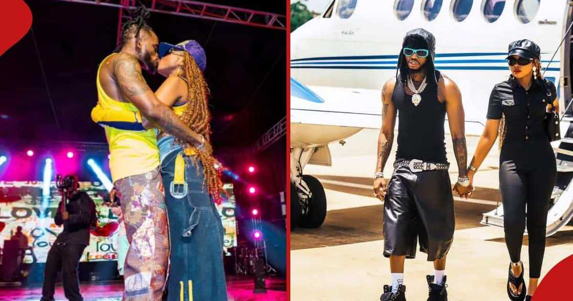 Diamond Platnumz and Zuchu. Diamond Platnumz and Zuchu.