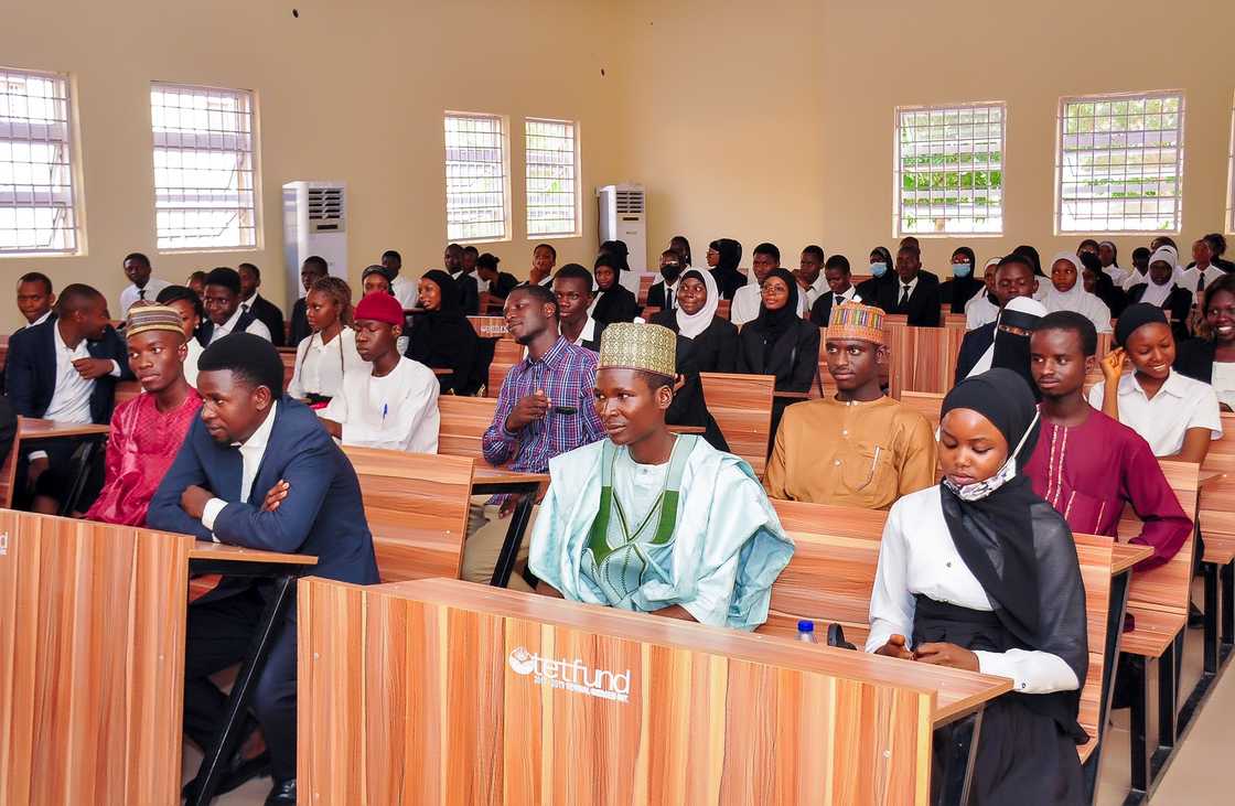Law students at the faculty of law of Gombe State University