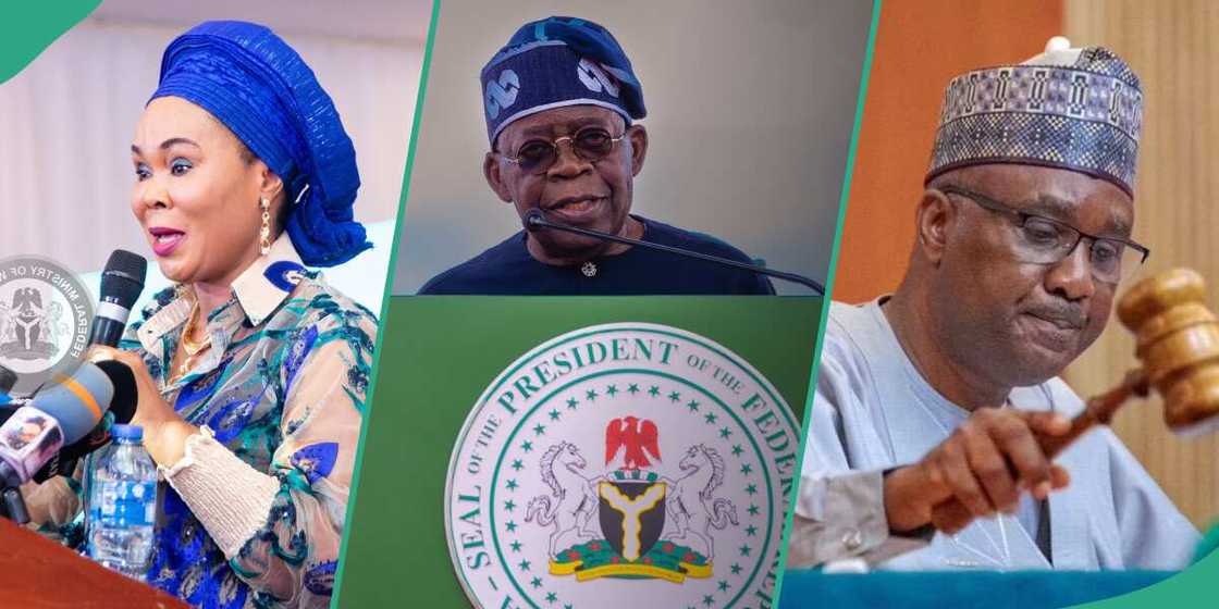 President Bola Tinubu's minister of women affairs Uju Kennedy Ohanenye has been caught in trending video having a serious fight with the House of Representatives committee on women affairs over corruption allegation against her and her ministry. President Bola Tinubu's minister of women affairs Uju Kennedy Ohanenye has been caught in trending video having a serious fight with the House of Representatives committee on women affairs over corruption allegation against her and her ministry.
