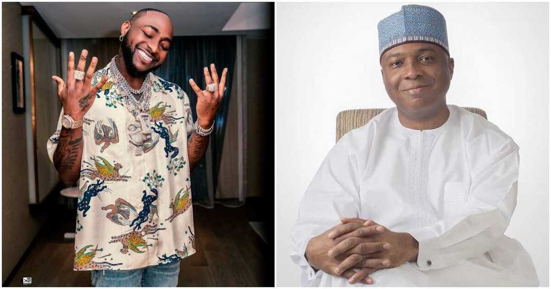 Davido, Bukola Saraki, music, poltician Davido, Bukola Saraki, music, poltician