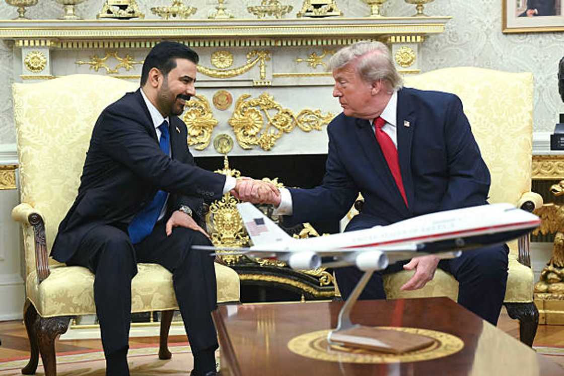Ali Al-Zaidi da Donald Trump