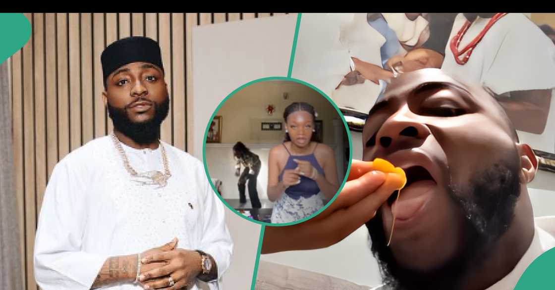 People dance to audio of Davido chewing shaki